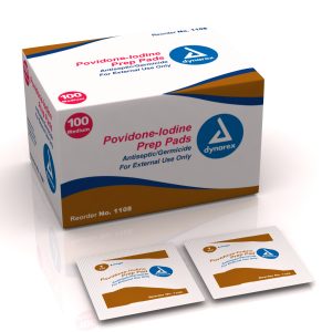 Dynarex Povidone Iodine Prep Pad (1108)