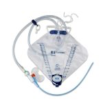 Premium Coude Tip Silicone Foley 16FR, 2000ML, 5ML Catheterization Kit.