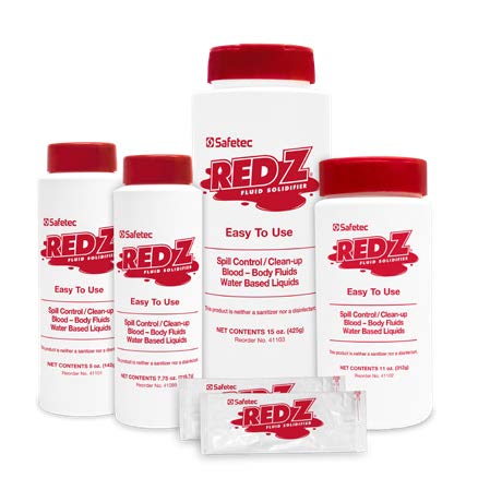 Red Z Shaker Top Bottle 5oz.