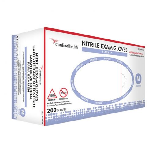 cardinal flexal nitrile gloves certification